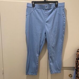 HUE Sky Blue Casual jeggings Pants XL